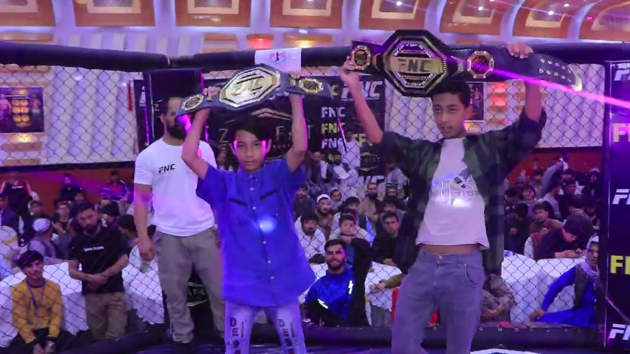 FNC6/ Flyweight and Featherweight belts champions Vidoes show background