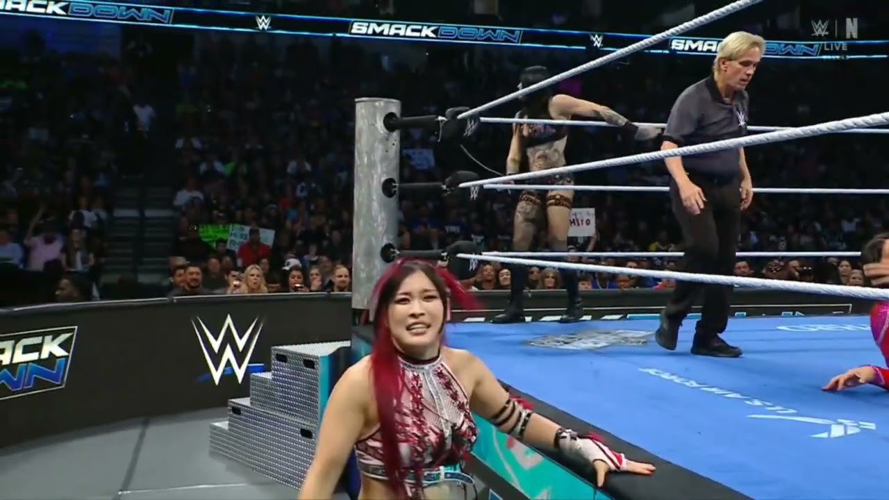 WWE SMACKDOWN RHEA RIPLEY & IYO SKY VS NIA JAX & LADH LEGEND 02/13/26