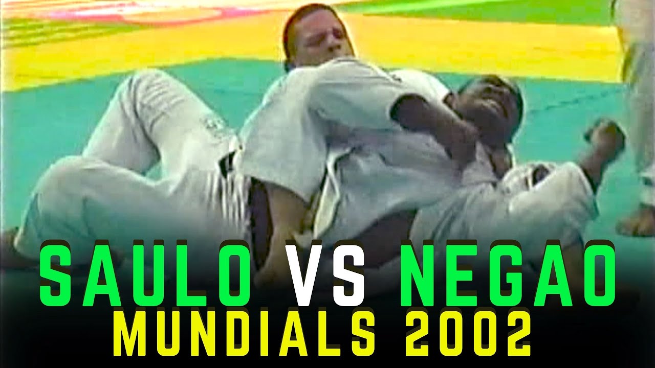 Saulo Ribeiro Takes on Fabio Negao in EPIC 2002 Mundials Jiu Jitsu Match
