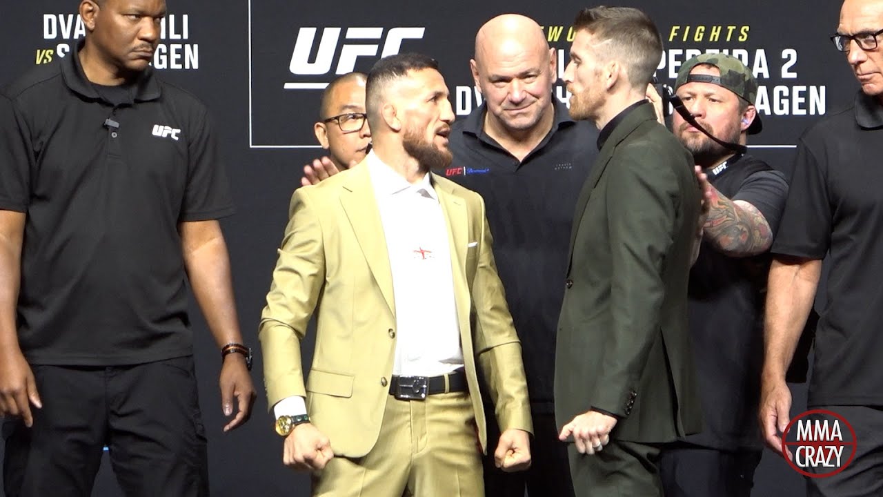 Merab Dvalishvili vs Cory Sandhagen FIRST FACE OFF for UFC 320