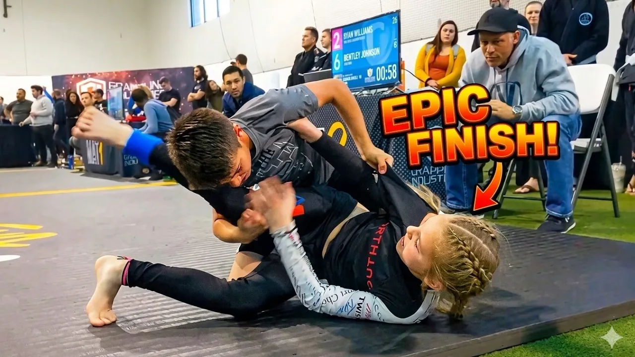 She Finished It Smoothly 😱 Brazilian Jiu-Jitsu Girl vs Boy 💥 
