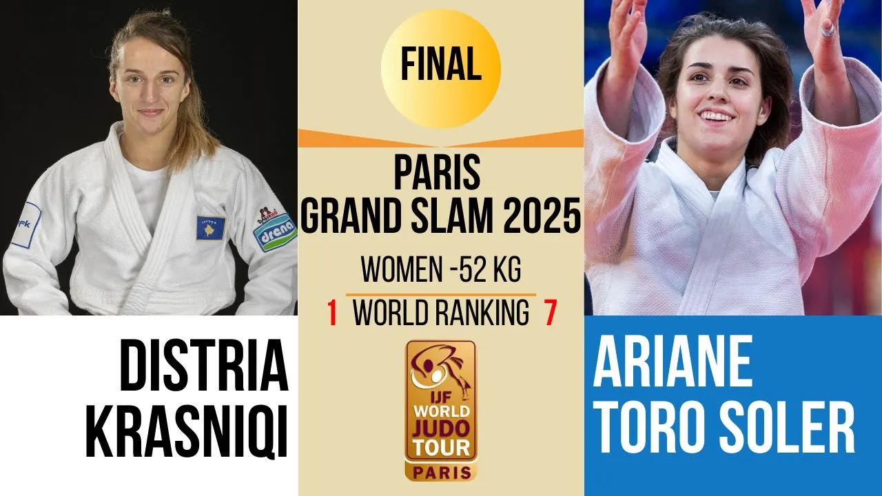 Distria KRASNIQI VS Ariane TORO SOLER | PARIS Grand Slam 2026 | GOLD - 52 kg