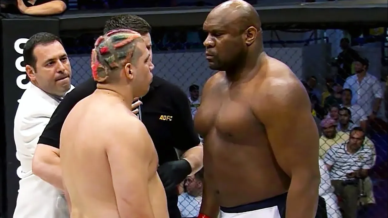 Stav Economou (England) vs Bob Sapp (USA) | KNOCKOUT, MMA fight HD background