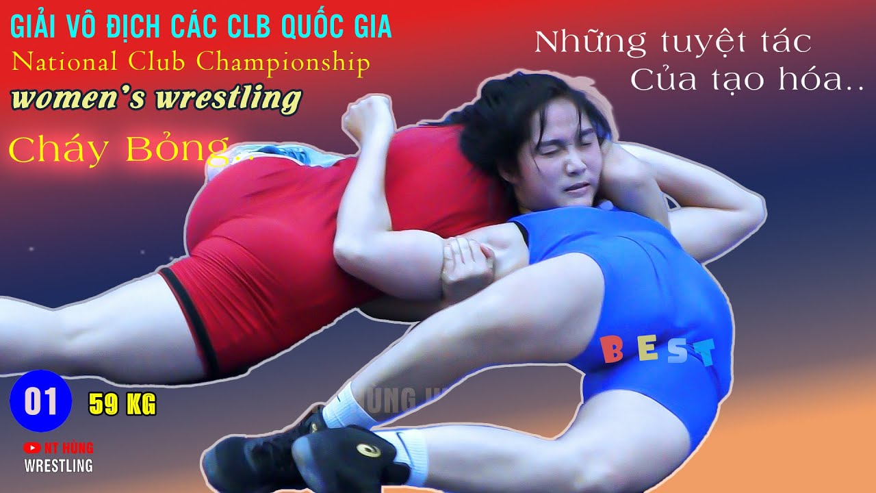 Vật Nữ - hạng 59 kg "CỨNG HẾT NGƯỜI" - Giải vô địch các CLB quốc gia 2024. . V1,2 background