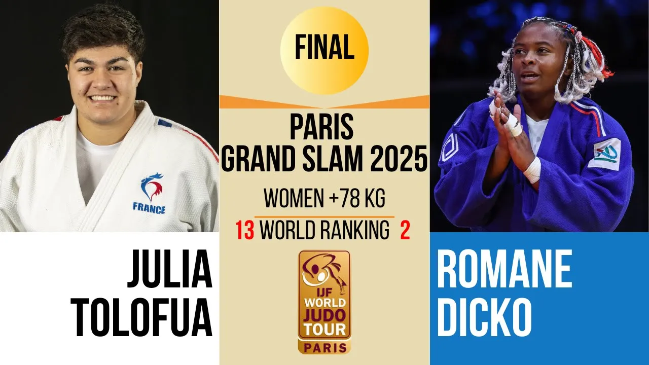 Julia TOLOFUA VS Romane DICKO | PARIS Grand Slam 2026 | GOLD +78 kg