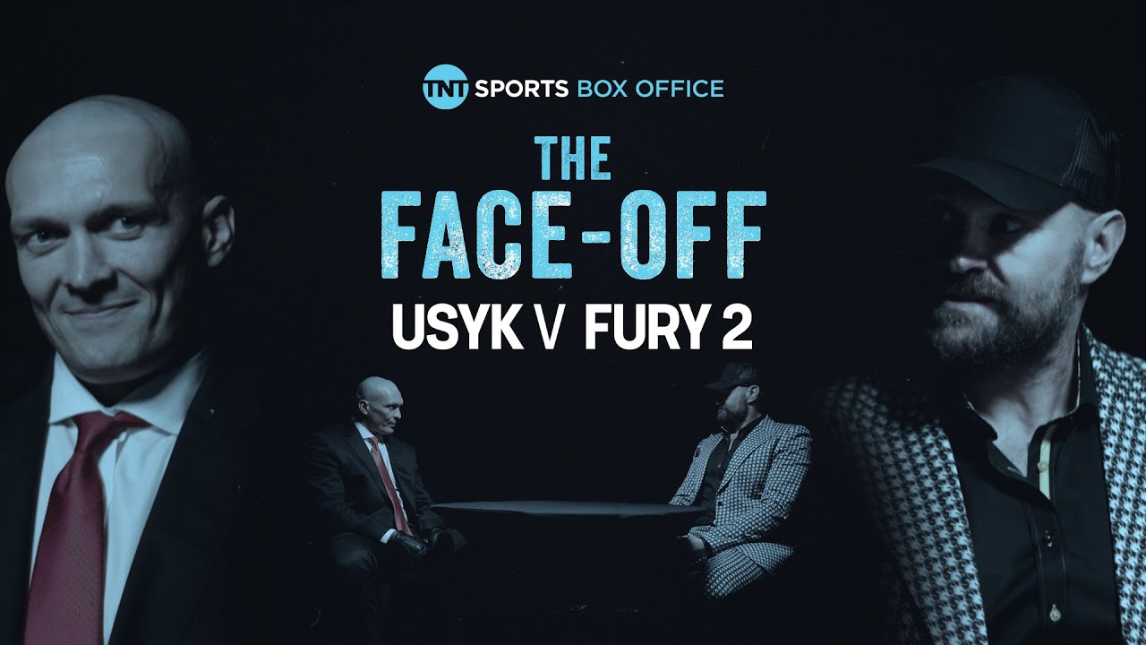 Oleksandr Usyk vs. Tyson Fury 2 The Face-Off π€― World Heavyweight Title Showdown πΈπ¦π₯ backdrop