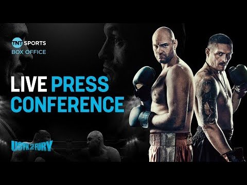 LIVE 🥊 Oleksandr Usyk v Tyson Fury 2 | Press Conference 🏆 🇸🇦 background