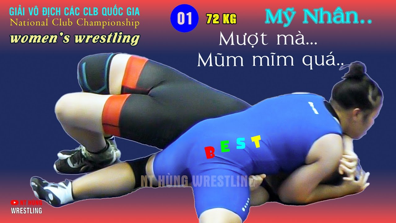 Vật Nữ - hạng 72 kg "MƯỢT MÀ , MŨM MĨM" - Giải vô địch các CLB quốc gia 2024. V1,2 background