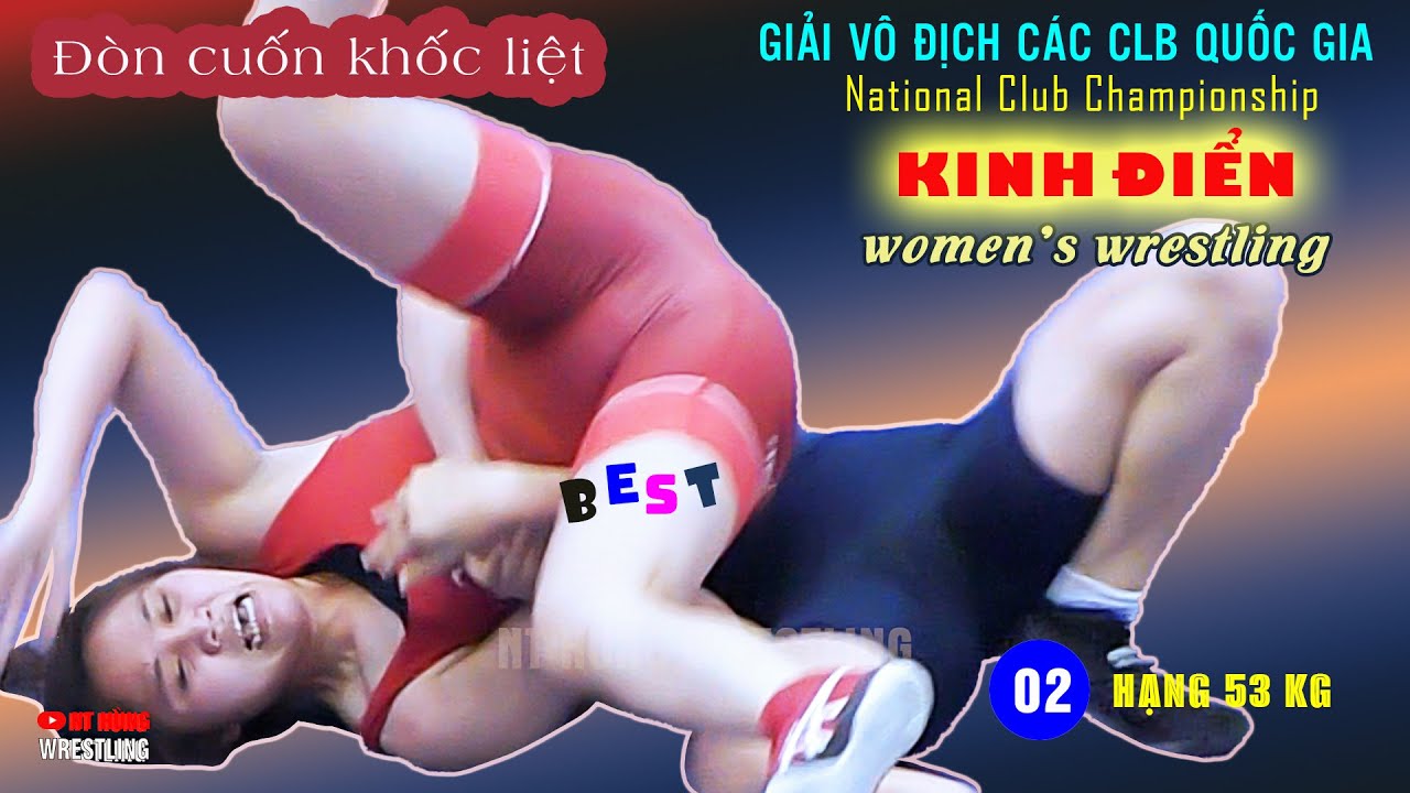 Vật Nữ - Giải vô địch các CLB quốc gia 2024. hạng 53 kg. Vietnam Women's Wrestling Championship. V2. background