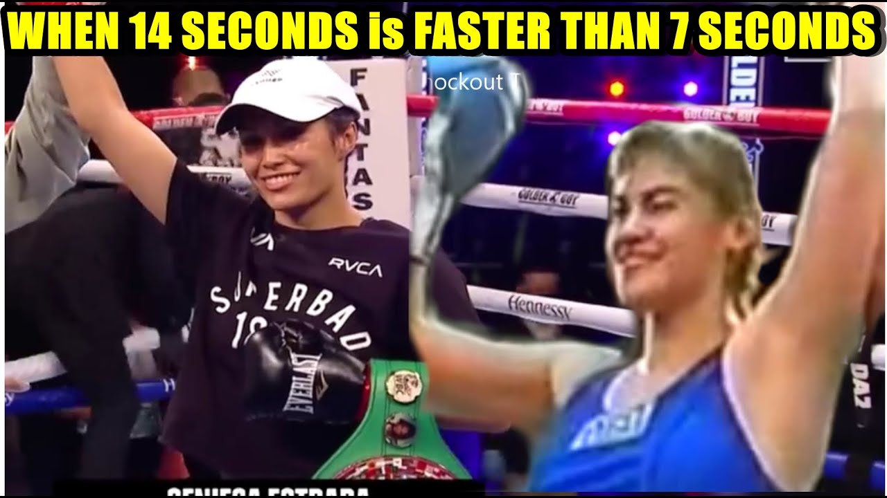 The Fastest Knockouts in Female Boxing History(Seneisa Estrada & Marcela Acuna) background