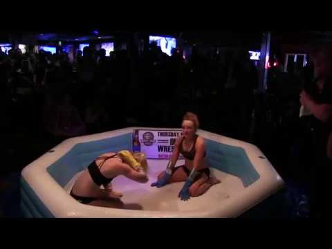 Taylor Vs. Hannah | Oil Wrestling | Season 2 | Night 2