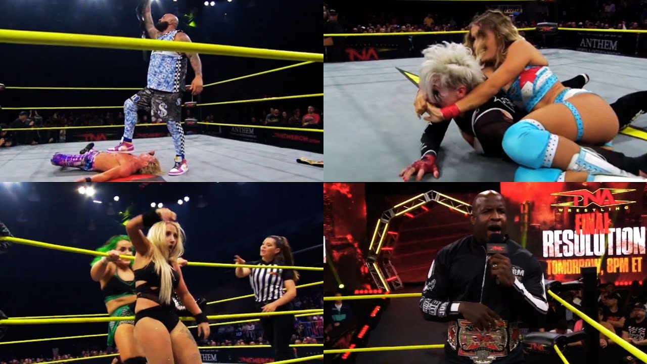 TNA Wrestling 12 December 2024 Results- AJ Francis Domination, Moose Retains, Final Resolution Hype background