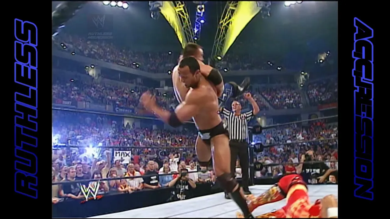 Lance Storm & Christian vs. Hulk Hogan & The Rock | SmackDown! (2002) 2 background