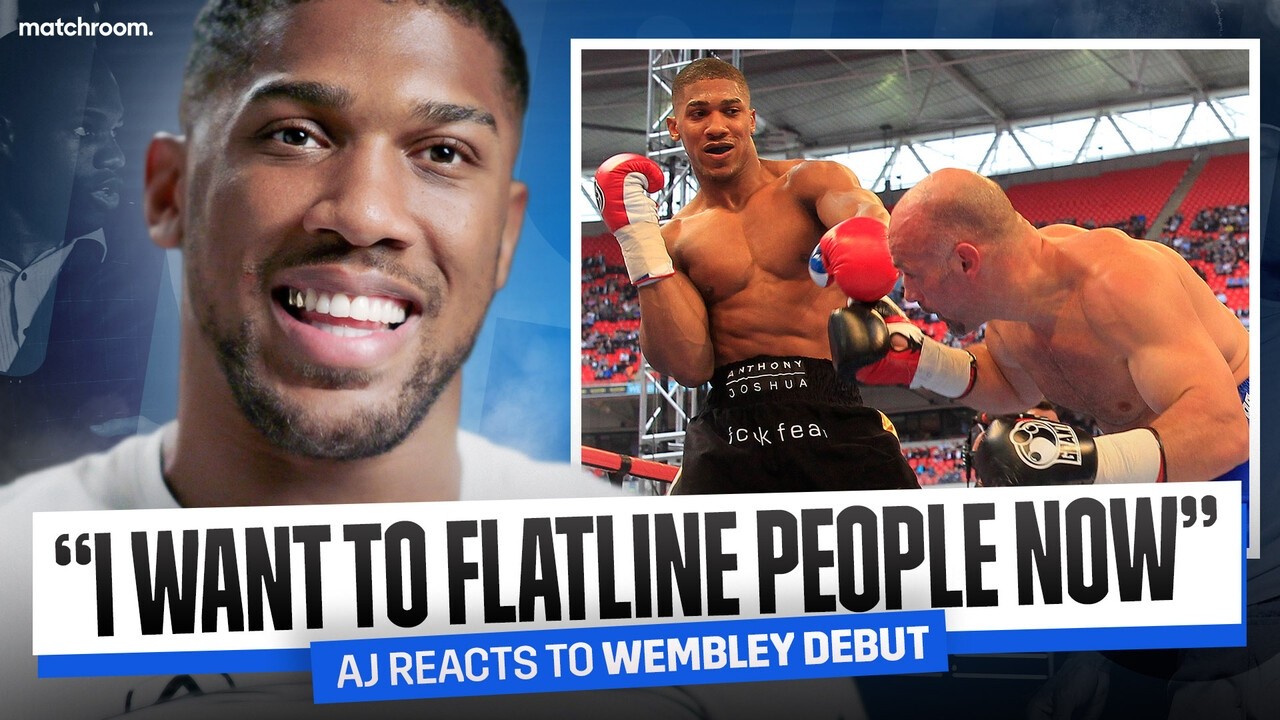 "Let Me Get The Job Done!"- Anthony Joshua Recalls Wembley First Fight Before Daniel Dubois backdrop