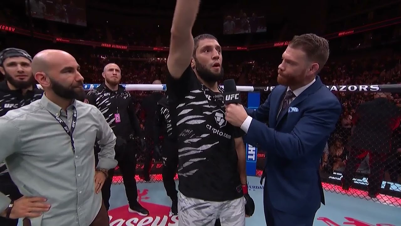 UFC Канзас: Икрам Алискеров - Слова после боя background