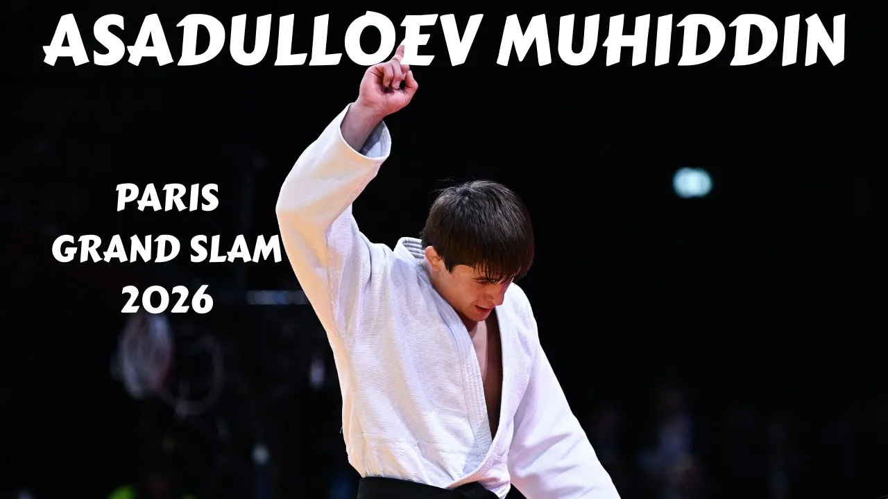 ASADULLOEV Muhiddin complete competitions at PARIS Grand Slam 2026