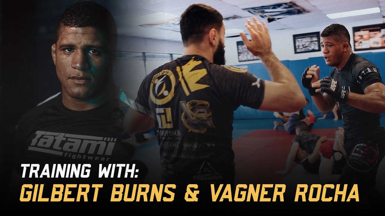 Gilbert Burns & Vagner Rocha sparring some tough rounds in preparation for Polaris 8! background