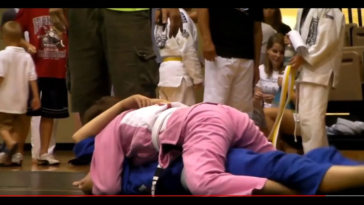 Mixed Grappling Strong Girl Pins Boy 2