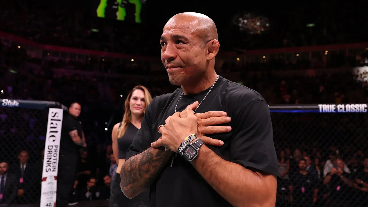 Veja a homenagem a José Aldo no Octógono do UFC Rio