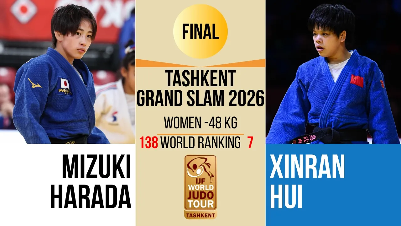 Mizuki HARADA VS Xinran HUI | Tashkent Grand Slam 2025 | GOLD -48 kg