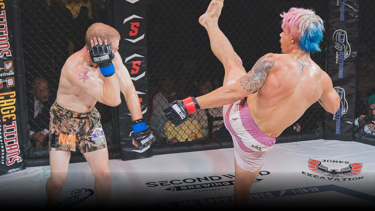 BACK & FORTH WAR! Nick Eldridge vs Jacobo Apito CTFC Interim Bantamweight Title | Cage Titans FC 73 background
