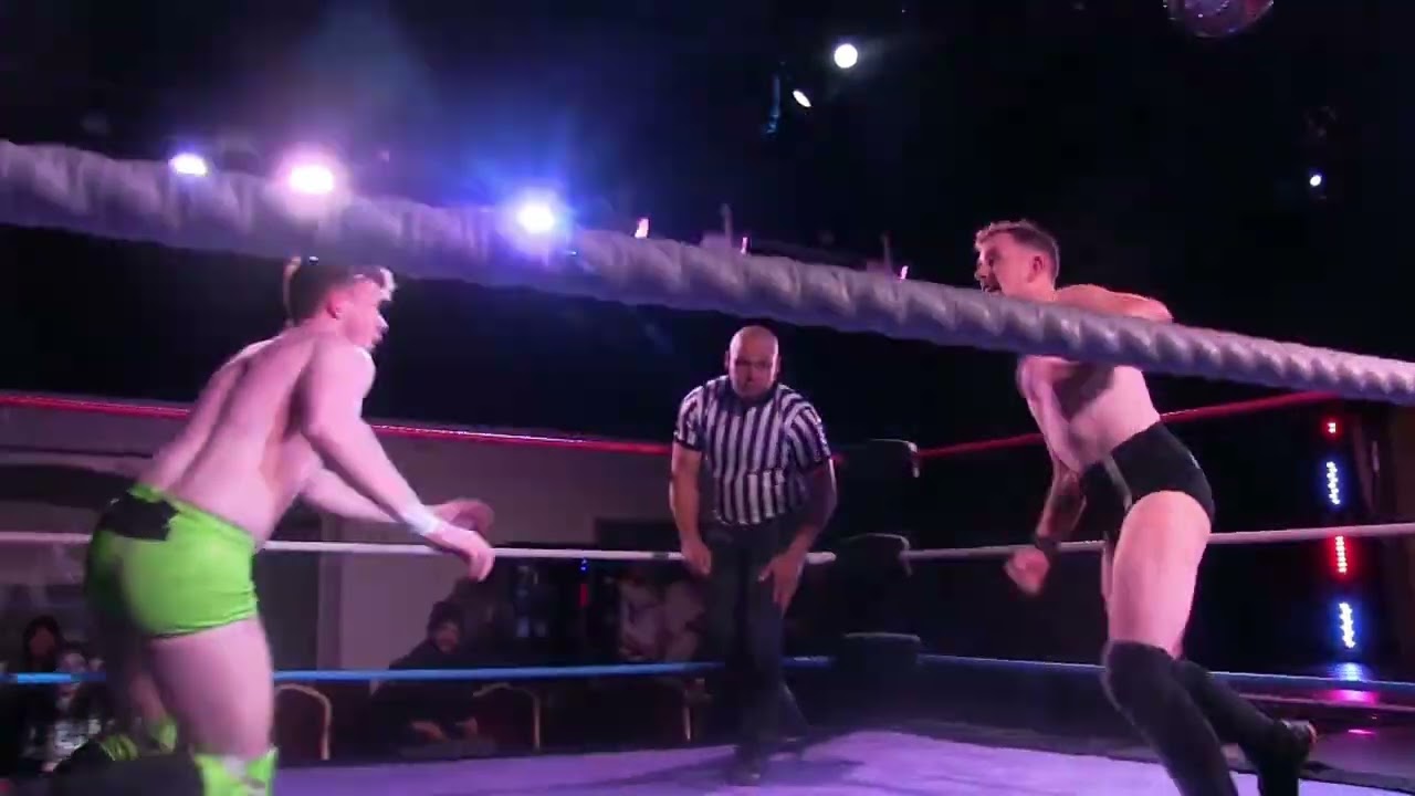 PCW Championship Philip Michael vs GCW & ROH Cole Radrick background