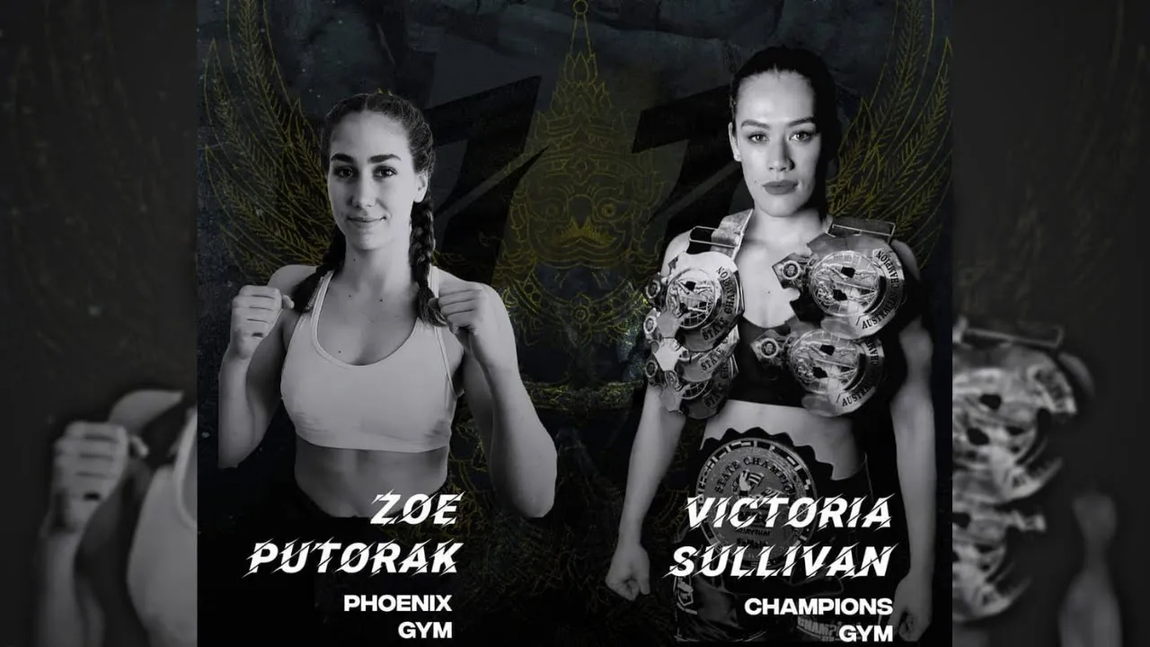 Zoe Putorack Vs Victoria Sullivan - Futures Muay Thai 2 background