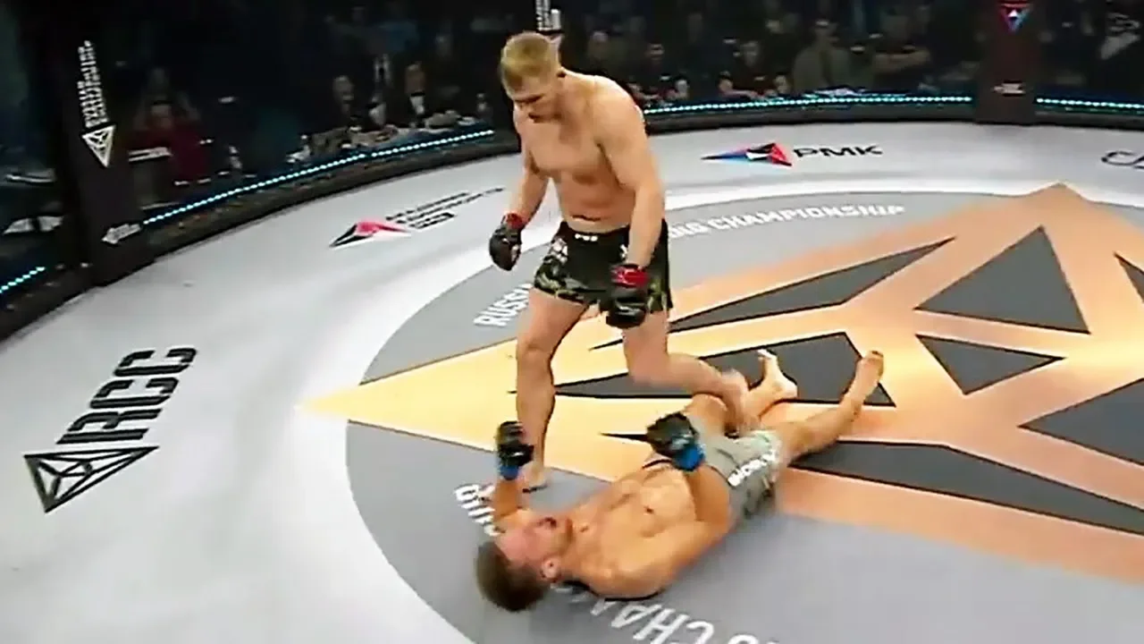 Jonas Billstein (Germany) vs Artem Frolov (Russia) | KNOCKOUT, MMA fight HD background