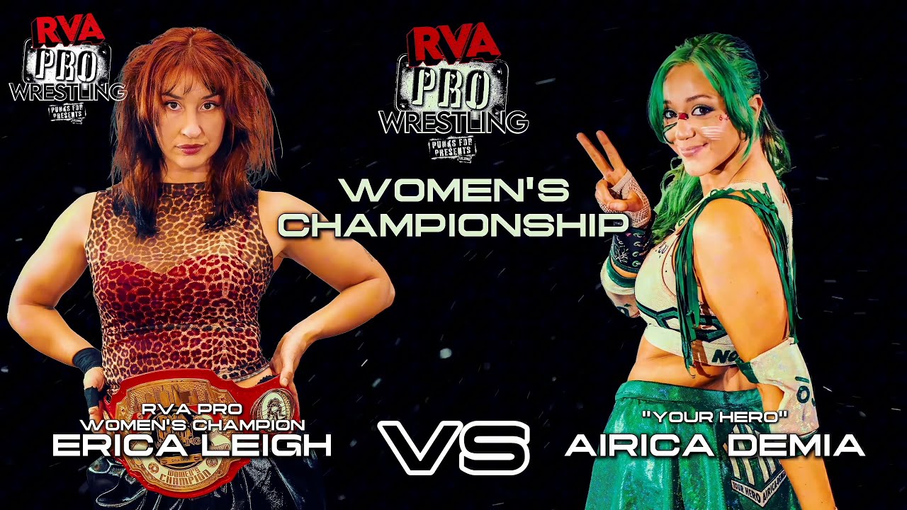 👑 Erica Leigh (c) vs. Airica Demia | Women’s Title Match 💥 | RVA Pro Wrestling | Hardywood | 9/17/25