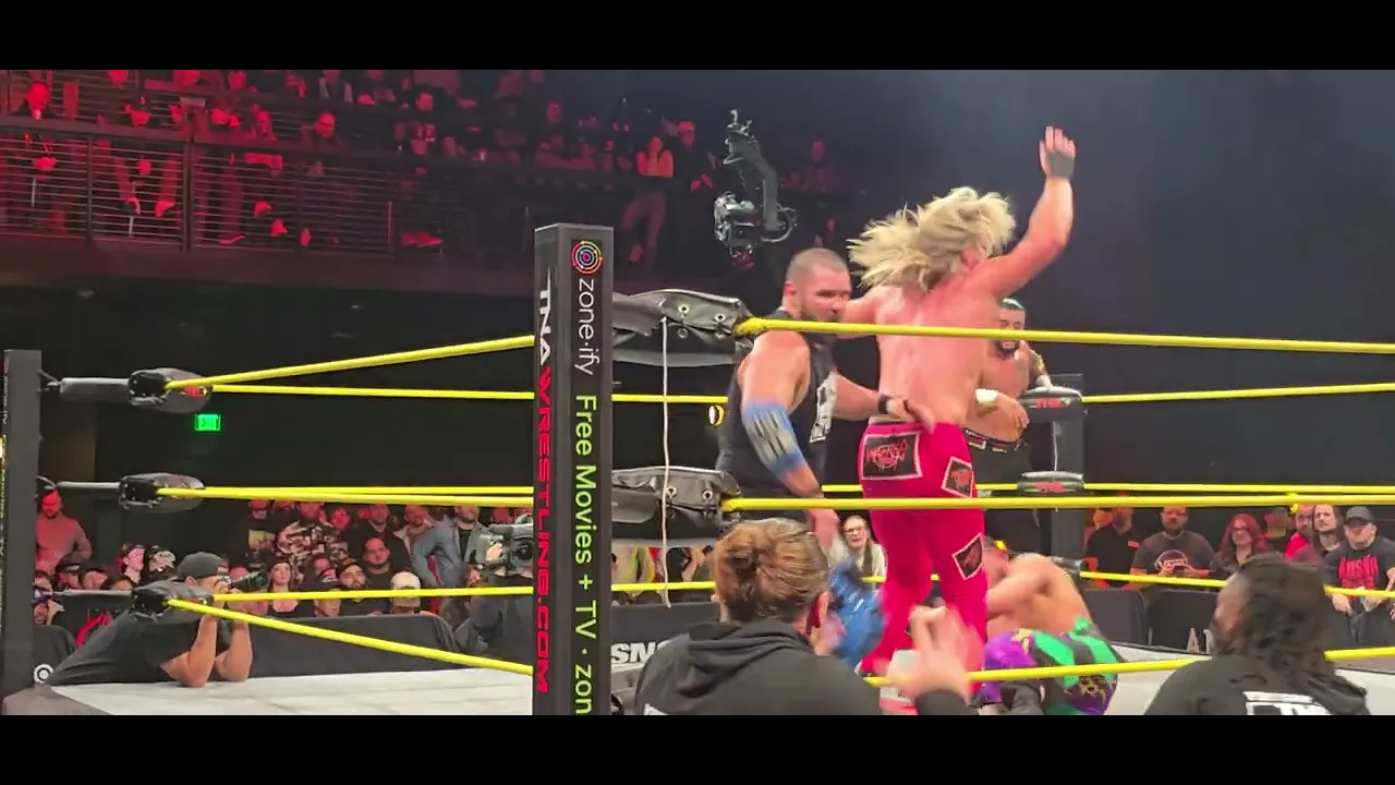 Tna nick nemeth & eddy Edward's vs mike Santana & Leon slater nashville tn the pinnacle 2 13 26 