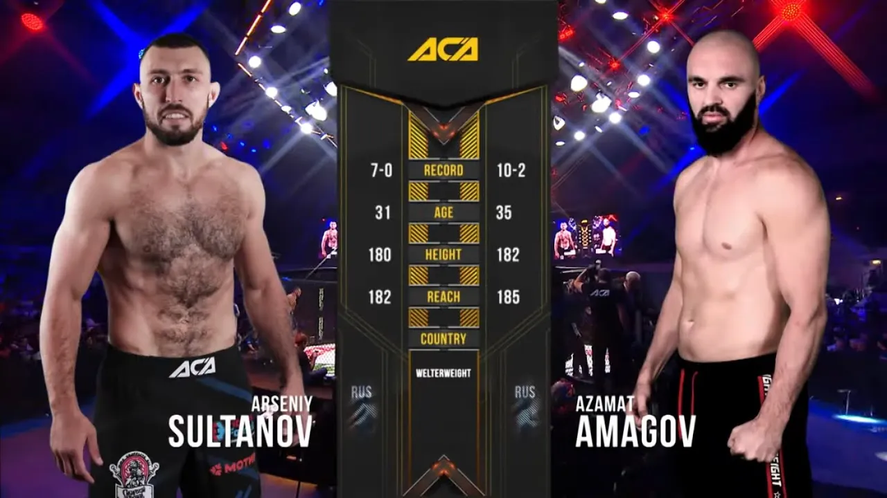 Арсений Султанов vs. Азамат Амагов | Arseniy Sultanov vs. Azamat Amagov | ACA 111 - Moscow