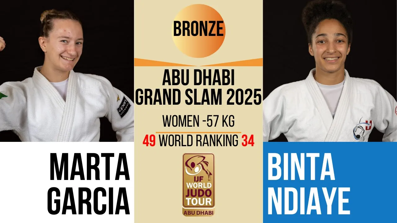 Marta GARCIA MARTIN VS Binta NDIAYE | Abu Dhabi Grand Slam 2025 | BRONZE -57 kg