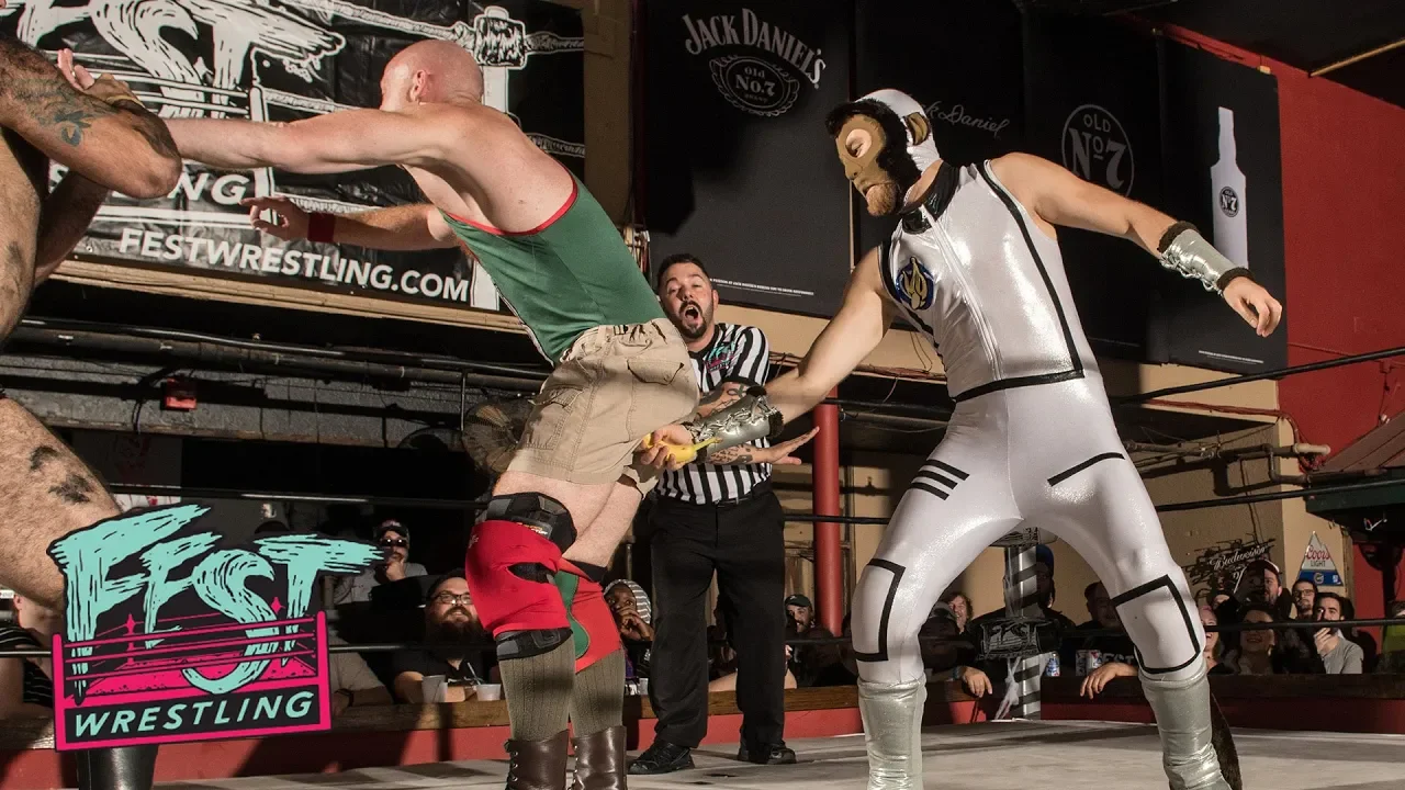Beastly, Milo Beasley, & Space Monkey vs Veda Scott, Manscout Jake Manning, & Caleb Konley