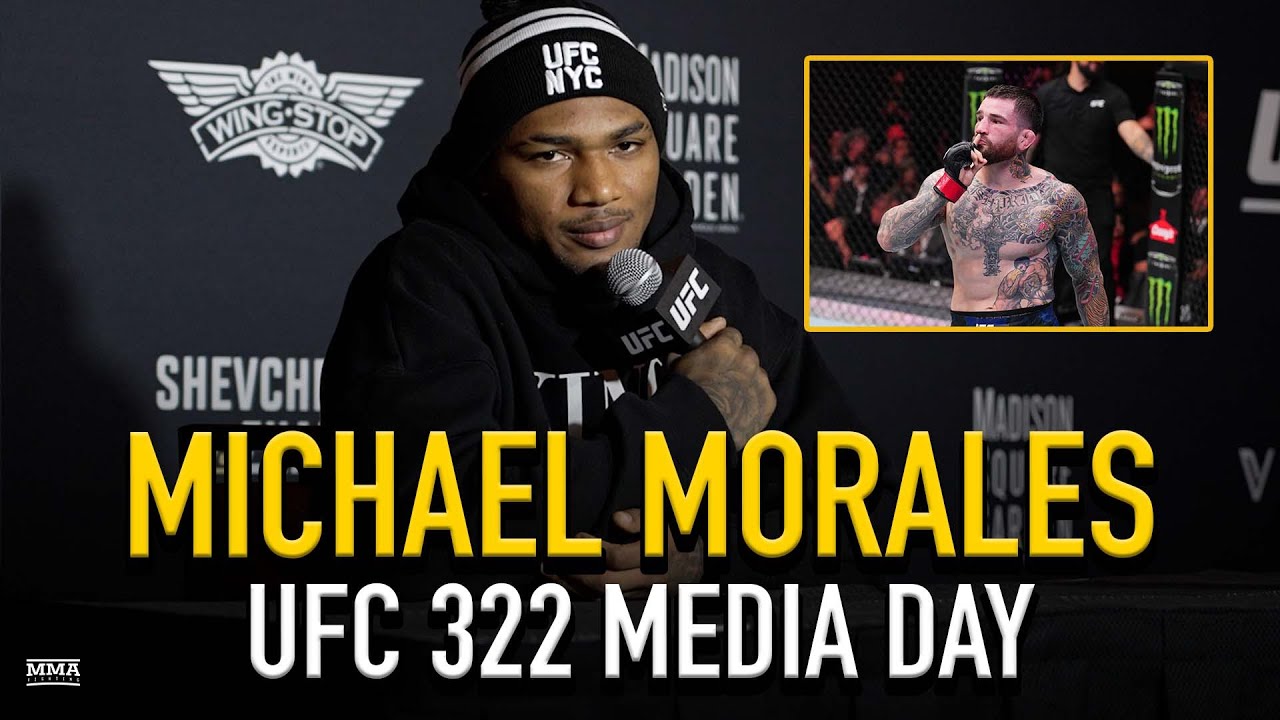 Michael Morales Says Sean Brady No 'Superhero,' Predicts Main Event | UFC 322 | MMA Fighting