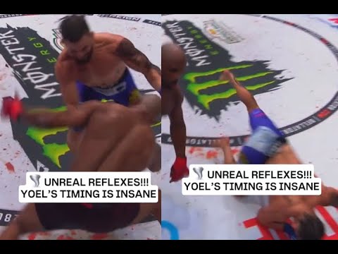 Unreal Reflexes, Yoel Romero's Timing Is Insane... Freak Athlete.