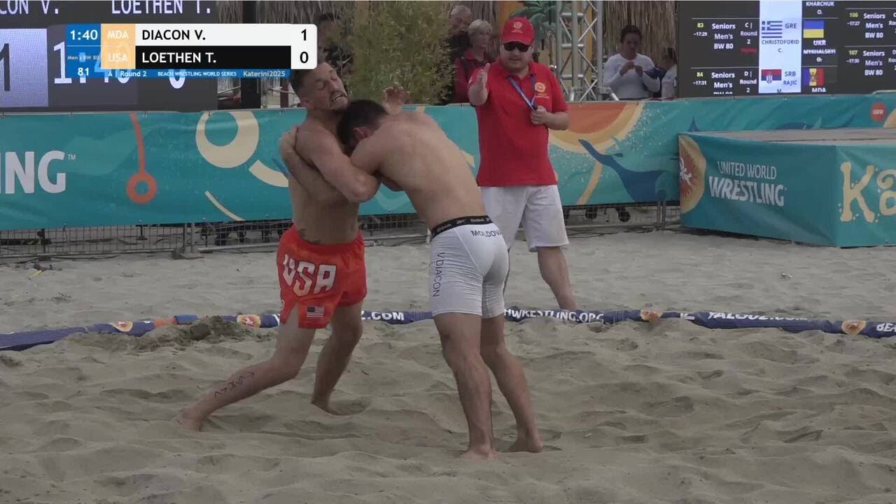 Vasile DIACON (MDA) vs. Tyler Mackenzie LOETHEN (USA) • A | Round 2 • Men's BW 80Kg