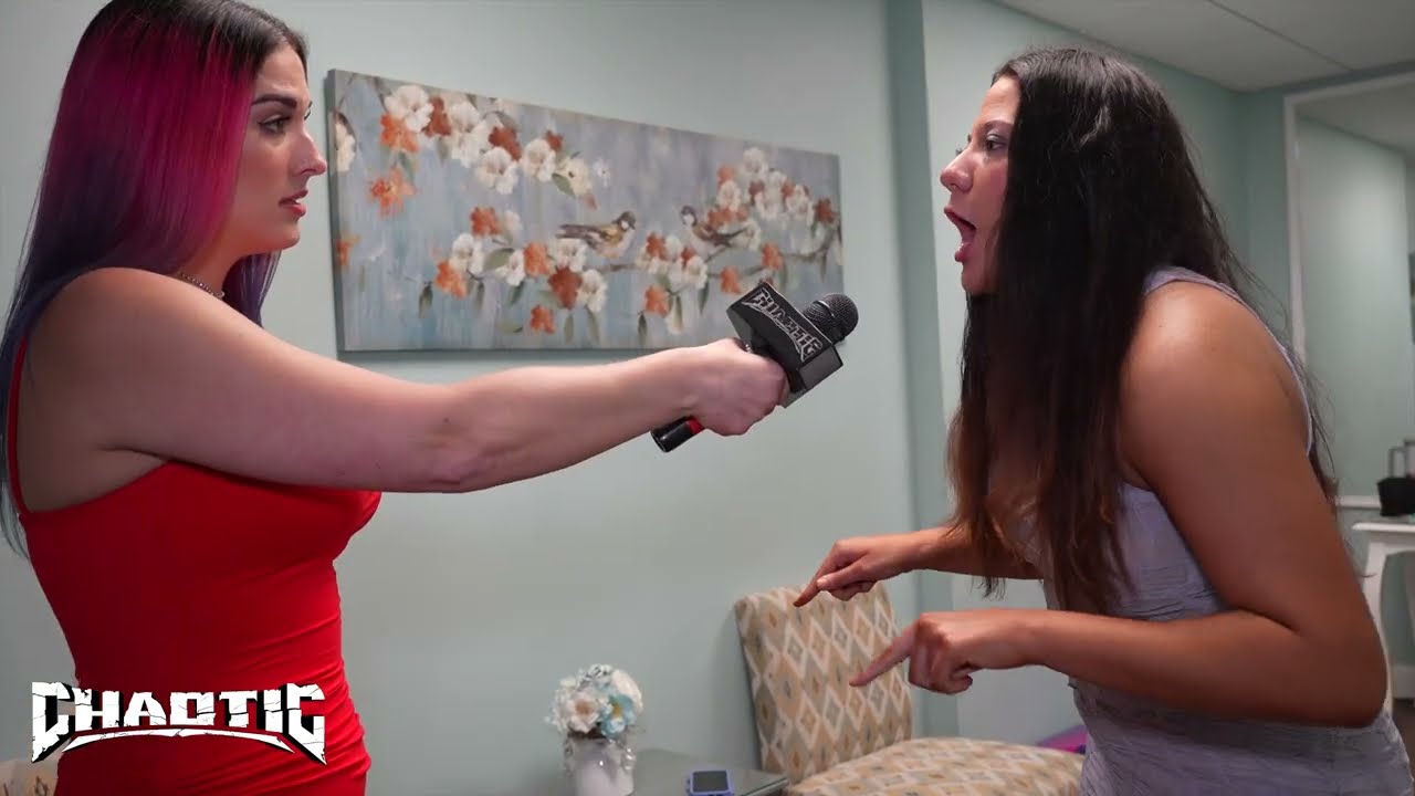 Paris Van Dale Backstage After Losing Pan Optic Championship (Chaotic Wrestling) backdrop