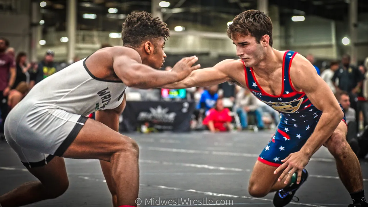 Mic'ed Up: 145 – Nathan Jerore {G} of Elite Athletic Club WE vs. Romeo White {R} of Wright Way background