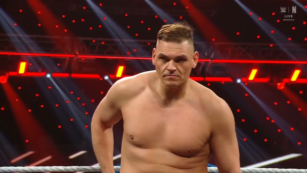 WWE RAW JE'VON EVANS VS GUNTHER VS DOMINIK MYSTERIO 02/16/26