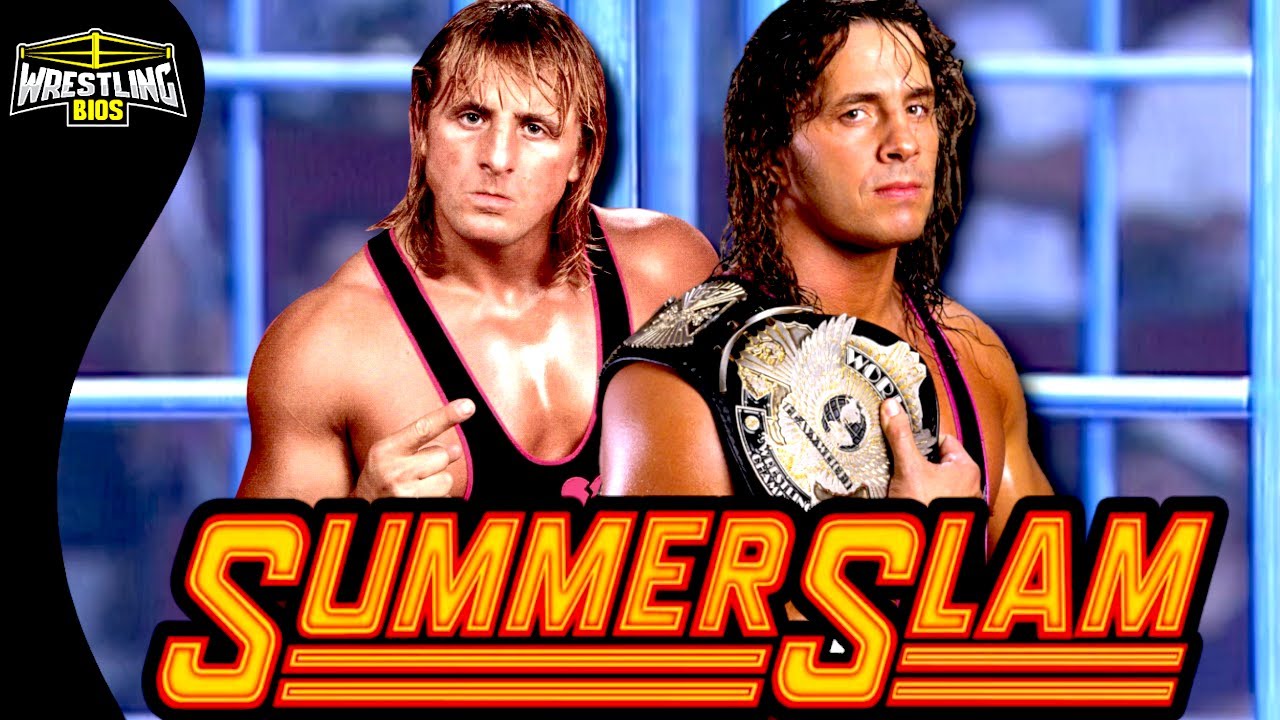 The WWF's Greatest Cage Match - Bret Hart vs Owen Hart (SummerSlam '94) background