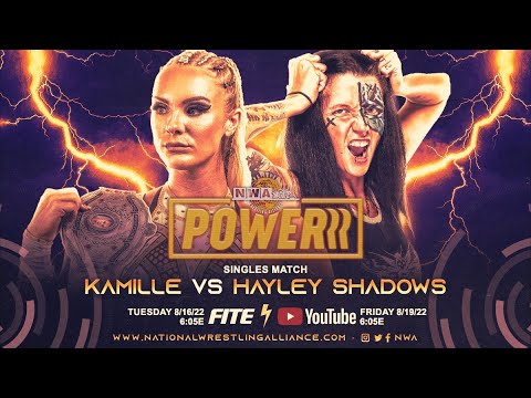 Kamille vs Hayley Shadows - Non Title Match - NWA Powerrr Aug 16, 2022 - HIGHLIGHTS HD