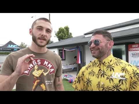 Thor Skancke Interview's Alexander Weddle at Up Next Fighting Summer Party!