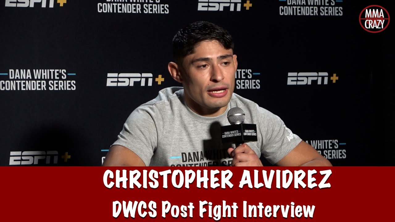 Christopher Alvidrez speaks on partying with Jon Jones & Aljamain Sterling support & TKO win