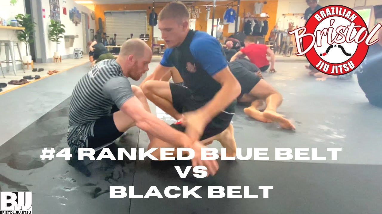 #4 Ranked Blue Belt vs World Class Black Belt background