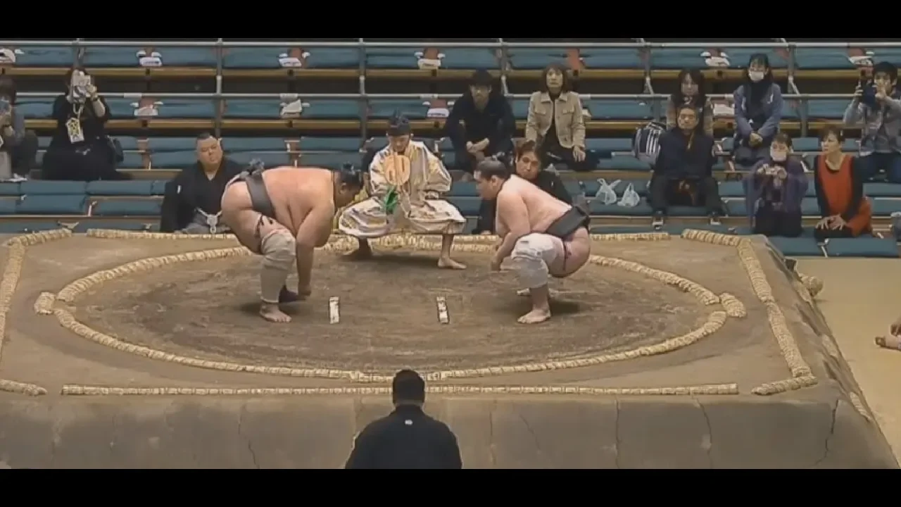 Terunofuji 照ノ富士 v Sakaefuji Sumo Day 6 15 March 2019, Osaka