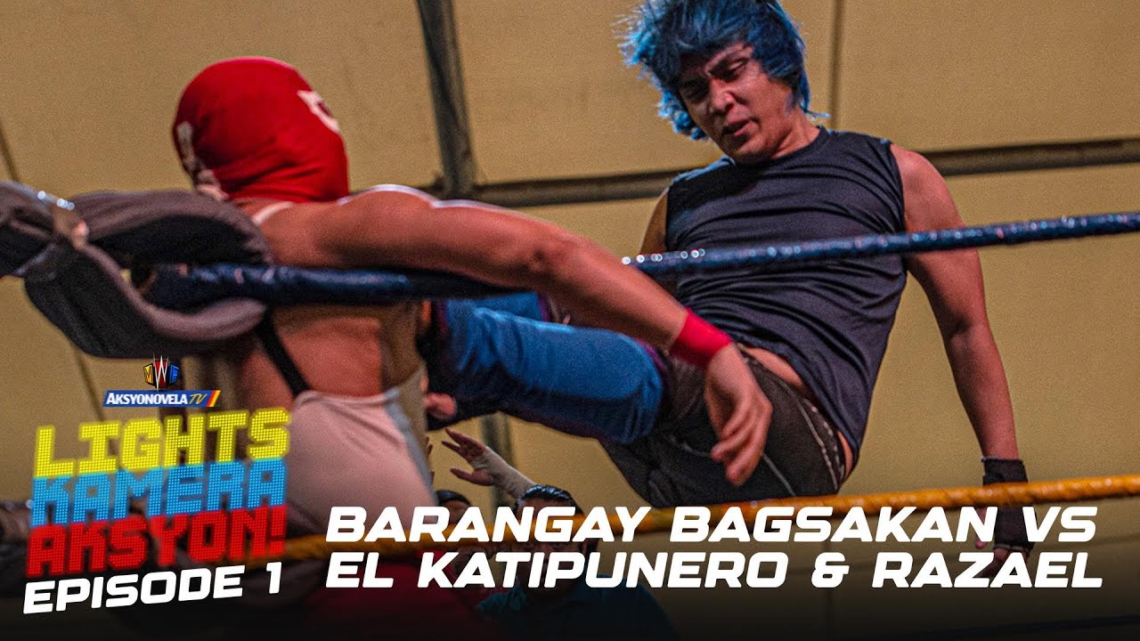 FREE PINOY WRESTLING: Brgy. Bagsakan vs El Katipunero & Razael (AKTV Lights, Kamera, Aksyon! EP1)
