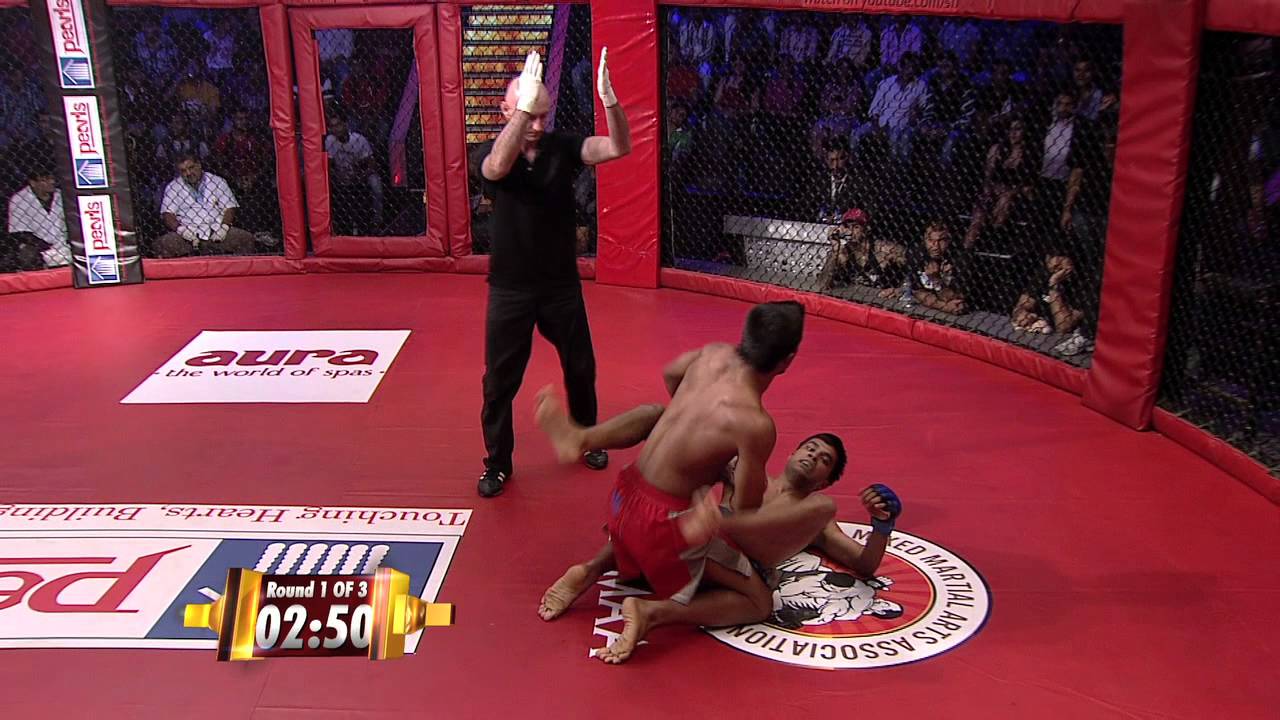 MMA in India: Super Fight League 19 - Amit Raj Kumar Vs Abhay Singh Shirole background