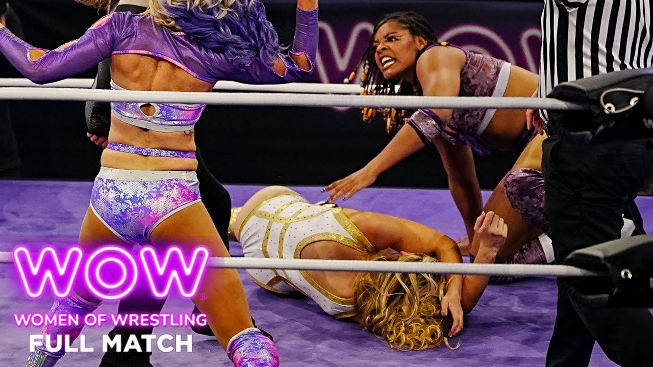 They're BACK: Animal Instinct vs Chantilly Chella& Roxxy Fierce FULLMATCH Rookies Rivals and Royalty background
