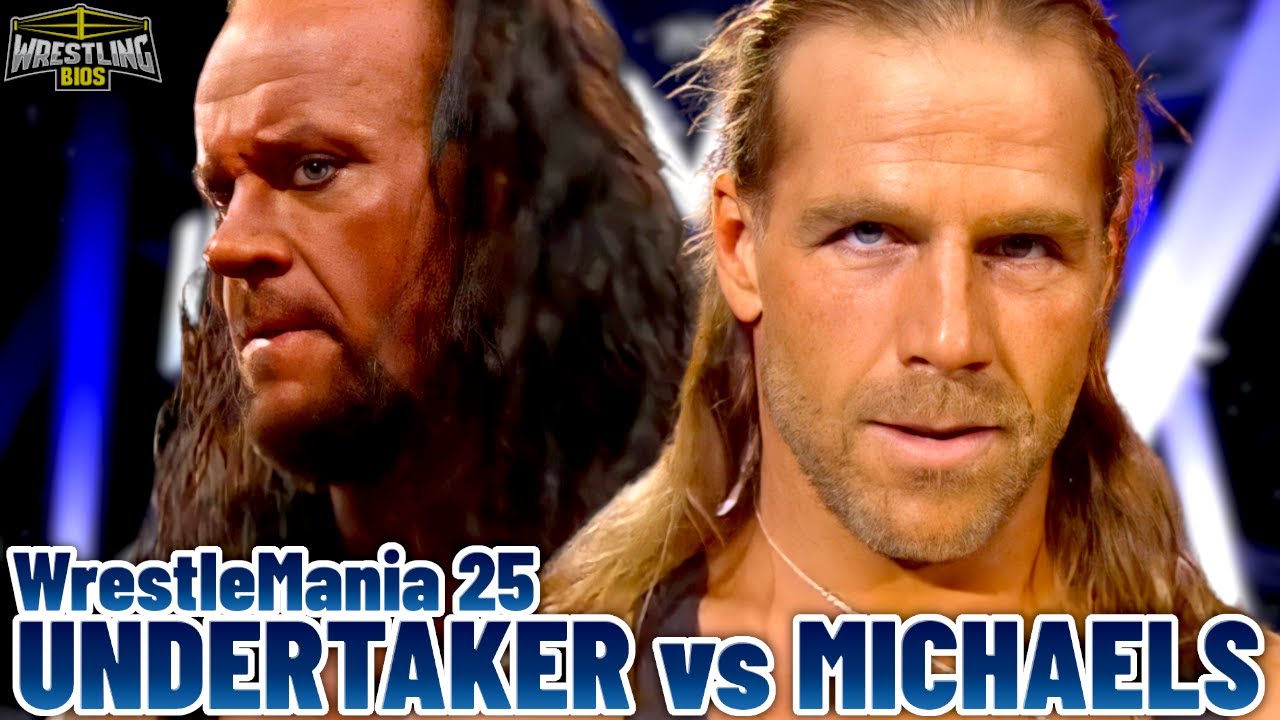 The Story of Undertaker vs Shawn Michaels at WrestleMania 25 backdrop