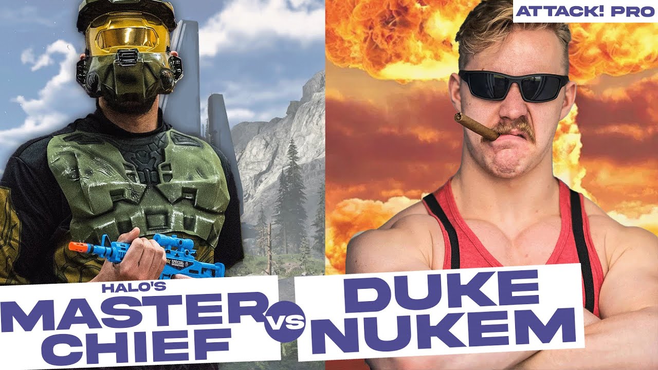 DUKE NUKEM vs MASTER CHIEF (ATTACK! Pro)